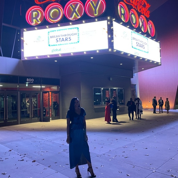 Turquoise Sparkle Holiday Dress ✨✨✨✨✨ By GUESS - Picture 6 of 10